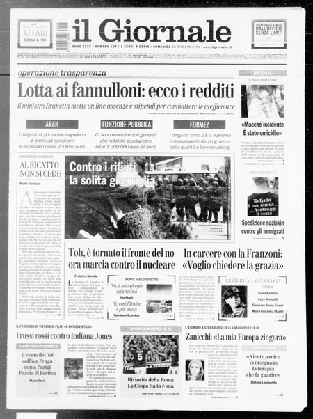 Il giornale : quotidiano del mattino